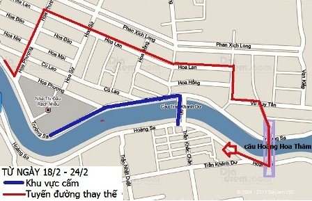 TPHCM: Hạn chế xe qua cầu Trần Khánh Dữ - 1 TPHCM: Hạn chế xe qua cầu Trần Khánh Dữ - 1