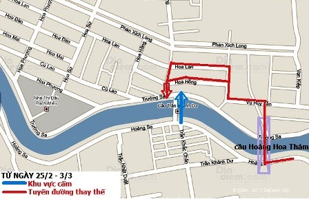 TPHCM: Hạn chế xe qua cầu Trần Khánh Dữ - 2 TPHCM: Hạn chế xe qua cầu Trần Khánh Dữ - 2