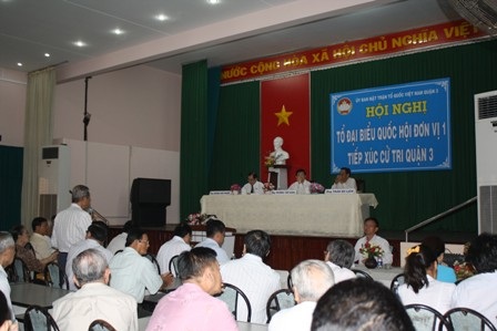 Tổ Đại Biểu Quốc hội Đơn vị 1 - TPHCM tiếp xúc cử tri quận 3