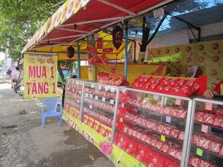 Cửa hàng trên đường Nơ Trang Long, quận Bình Thạnh