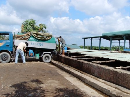 Nhà máy xử lý bùn hầm cầu tại Đa Phước (Bình Chánh)