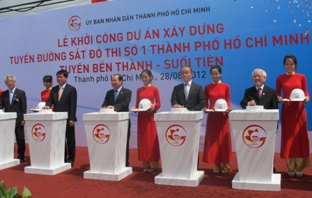 Tuyến
Metro số 1 được khởi công vào ngày 28/8