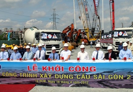 Ngày 14/4, cầu Sài Gòn 2 đã chính thức khởi công