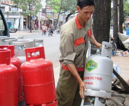 Giá
gas giảm nhẹ trong ngày đầu năm 201