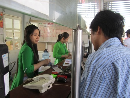 Tại quầy bán vé của các hãng xe thương hiệu cũng chỉ bán được vé đi trong ngày