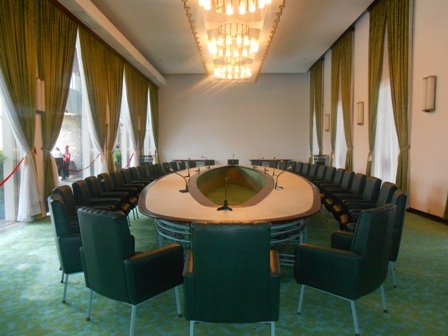 Phòng họp của nội các chính quyền Sài Gòn trước đây