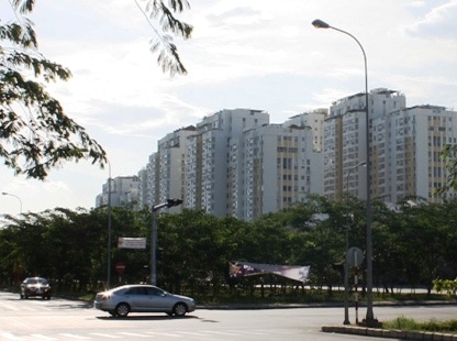 Diện tích đậu xe ô tô ở Phú Mỹ Hưng cũng sẽ được cấp sổ đỏ