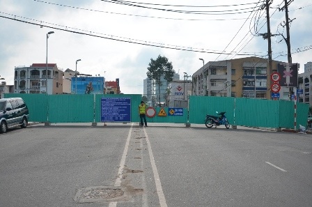 Ngày 9/11, cầu Lê Văn Sỹ chính thức đóng cửa