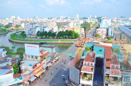 Cầu Bông nối liền 2 vùng Đakao và Bà Chiểu