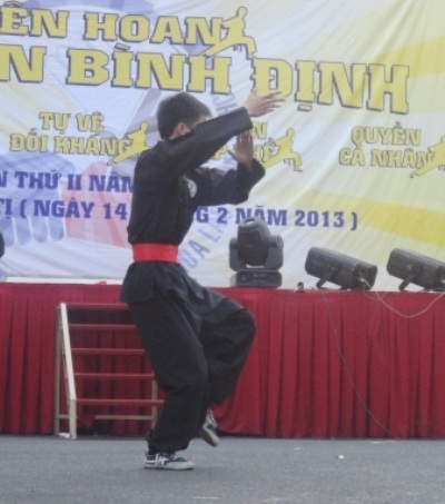 Biểu diễn Võ trận Bình Định trong ngày chiến thắng Đống Đa - 9 Những thế võ độc được quan khách tán thưởng không ngớt