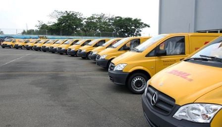 Đội xe mới được đầu tư của  Công ty DHL-VNPT