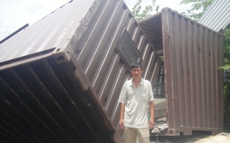 Dân kiện UBND xã vì bị cưỡng chế phá bỏ container - 2 Ông Tùng thắc mắc vì không có văn bản nào quy định container là công trình xây dựng