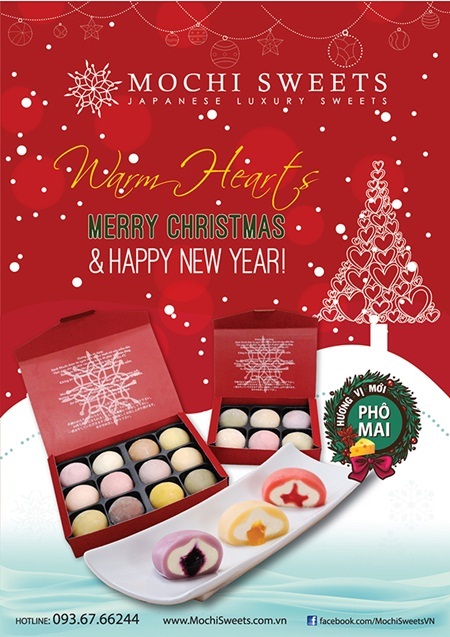 Mochi Sweets - Món quà Noel mới lạ từ những trái tim yêu thương - 1 Mochi Sweets - Món quà Noel mới lạ từ những trái tim yêu thương