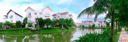Những lô biệt thự theo phong cách tân cổ điển lãng mạn tại Vinhomes Riverside