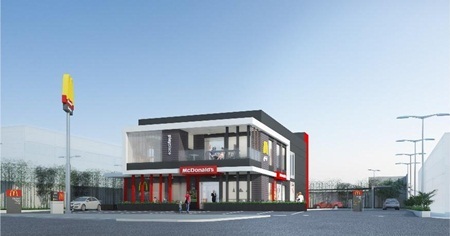McDonald's tưng bừng khai trương nhà hàng thứ 4 tại Gò Vấp (TPHCM) - 2 Hình ảnh phác họa cửa hàng McDonald’s Gò Vấp