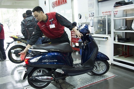 Kiểm tra áp suất lốp