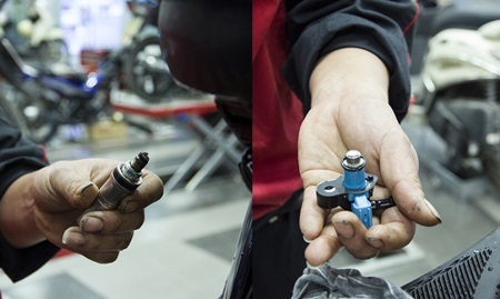 Nên sạc thêm điện vào bình để xe hoạt động
ổn định và bền bỉ