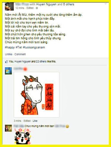 “Một vòng Facebook” những ngày giáp Tết - 4 Rất nhiều bạn trẻ học gói bánh tét để làm mâm cỗ gia đình thêm trọn vẹn
