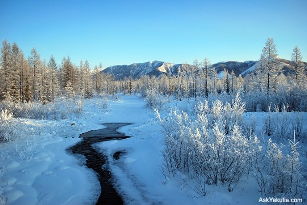Yakutia - điểm đến của những chuyến du lịch cảm giác mạnh và kim cương - 1 Phần lớn thời gian trong năm, Yakutia chìm trong tuyết trắng.