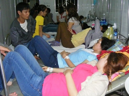 Công nhân Công ty Kotop Vina nhập viện cấp cứu sau khi ăn vào ngày 26/07