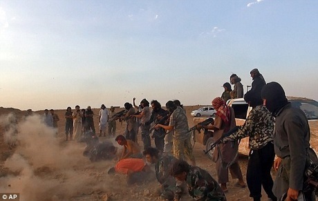 Phiến quân IS hành quyết tù nhân tại khu vực Trung Đông