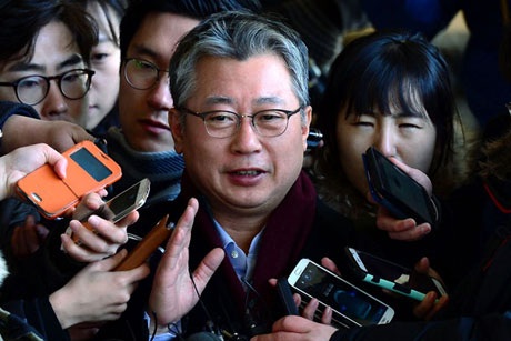 Cho Eung-Cheon, cựu cố vấn của Tổng thống Park Geun Hye, đã bị truy tố. (Ảnh: