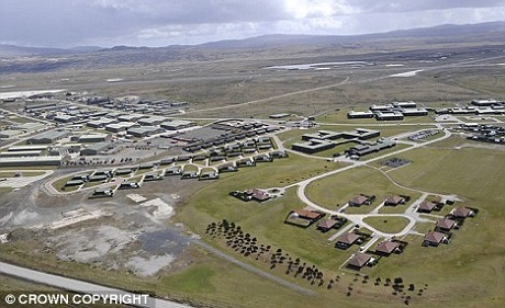 Căn cứ quân sự của Anh trên đỉnh Pleasant ở đảo 