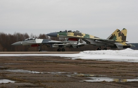 Chiến đấu cơ đa nhiệm Su-35S sắp được Nga đưa vào sử dụng trong năm 2015. (