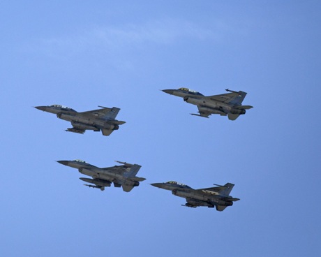 Các chiến đấu cơ của không quân Jordan. (Ảnh: