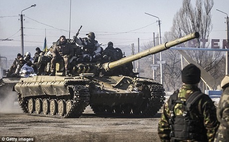 “3.000 quân chính phủ Ukraine thiệt mạng ở Debaltseve” - 1 Xe