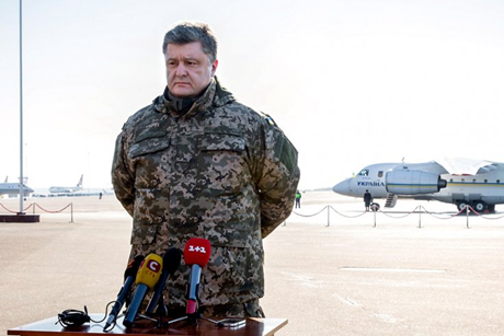 Tổng thống Ukraine Petro Poroshenko. (Ảnh: