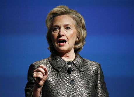 Cựu Ngoại trưởng Hillary Clinton. (Ảnh: 