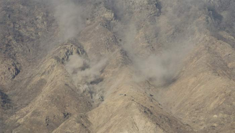 Hình ảnh chụp tại trường bắn Pocheon, gần biên giới với Triều Tiên.