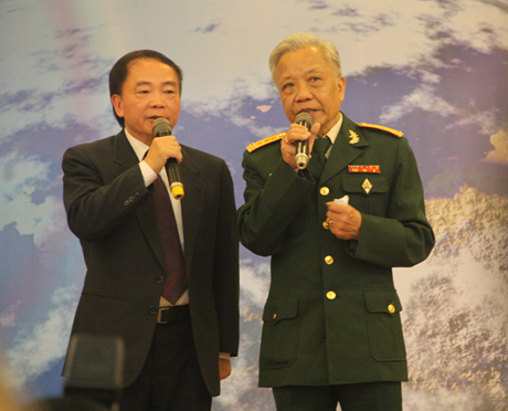 Các tiết mục văn nghệ trong buổi lễ kỷ niêm. (Ảnh: