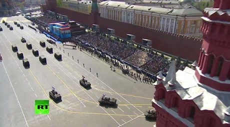 Dàn vũ khí tối tân được Nga tự hào trình làng trong ngày Chiến thắng. (Ảnh: