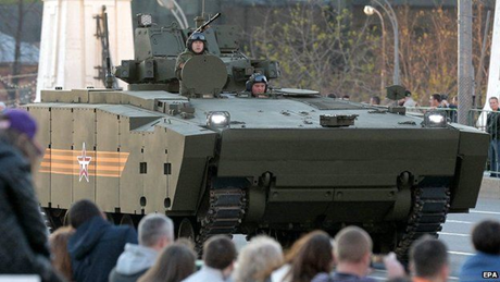 Sơ đồ thiết kế xe tăng T-14 Armata. (Ảnh: 