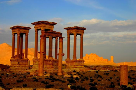 IS đã chiếm được thành phố cổ Palmyra, Syria. (Ảnh: