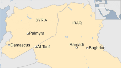 IS chiếm cửa khẩu Syria Iraq cuối cùng - 2 Các tay súng IS buộc lực lượng chính phủ phải rút lui khỏi các vị trí trọng yếu. (Ảnh: