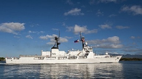 Philippines xác nhận xây căn cứ hải quân gần Trường Sa - 1 Tàu chiến hải quân lớp Hamilton của quân đội Philippines. (Ảnh: