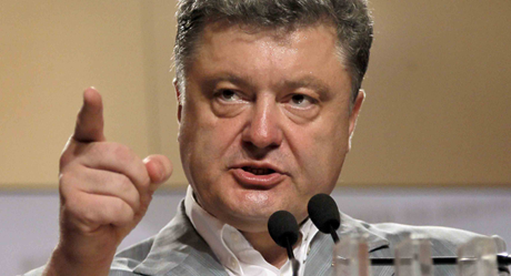 Tổng thống Ukraine Petro Poroshenko. (Ảnh: