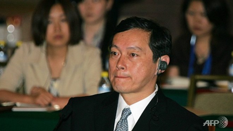 Thứ trưởng Ngoại giao Nhật Bản Akitaka Saiki tham dự cuộc đối thoại ngày 8/6. (Ảnh: