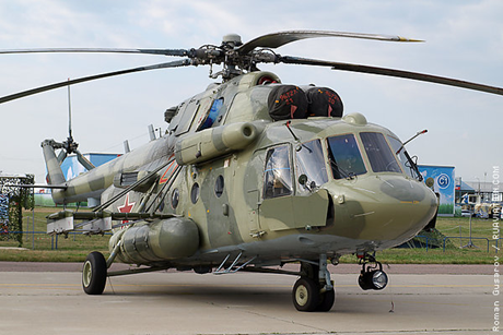 Trực thăng quân sự Mi-8MTV-5 của Nga. (Ảnh: