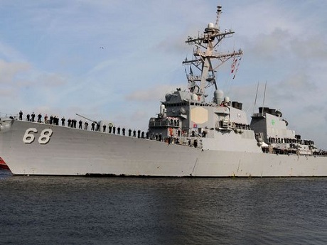 Vụ việc xảy ra trên chiến hạm Sullivans của Hải quân Mỹ. (Ảnh: