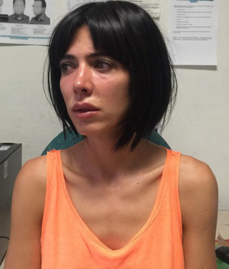 Nghệ sỹ kiêm người mẫu Milo Moiré đã được thả sau một đêm bị giam tại đồn cảnh sát. (Ảnh: