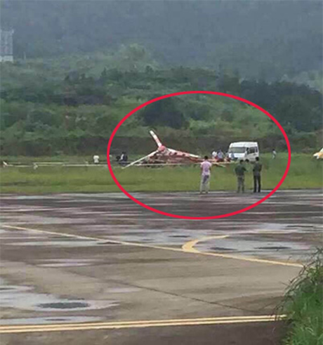 Hình ảnh tại hiện trường. (Ảnh: