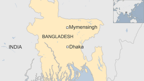 Bangladesh: Giẫm đạp giành quần áo miễn phí, 23 người thiệt mạng - 1 Vụ việc xảy ra tại thành phố Mymensingh, miền bắc Bangladesh. (Ảnh: