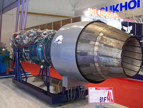 Động cơ  AL-31FN của Nga (Ảnh: WantChinaTimes)