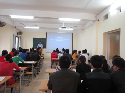 Một tiết học của sinh viên.