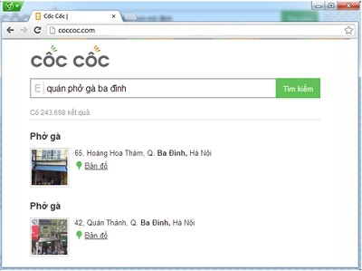 Kết quả của Google vào thời điểm viết bài: