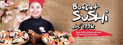 Đa dạng Sushi với Sumo Sushibar - 1 Đa dạng Sushi với Sumo Sushibar